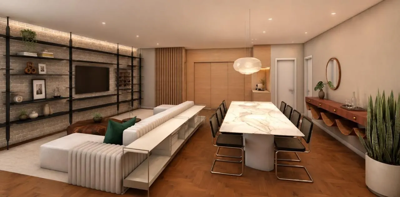 O melhor Retrofit de Lourdes apartamento todo reformado na porta do Minas 1