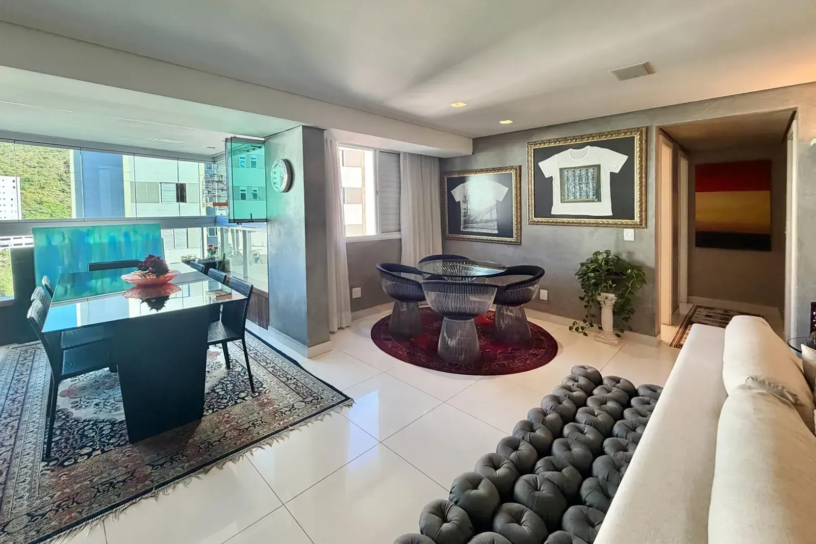 Lindissimo Apartamento de 100m², 4quartos transfomados em 2 c/ 3 vagas e lazer - Sion - vista permanente, foto 4