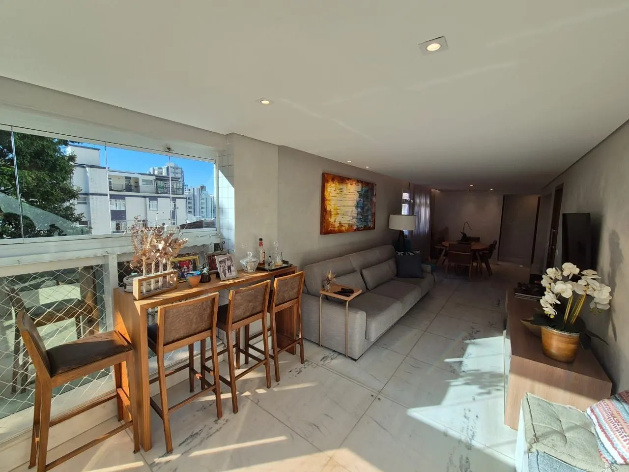 Apartamento com área privativa, Sion, ponto excelente, 134m2, 4 vagas, excelente padrão, foto 6