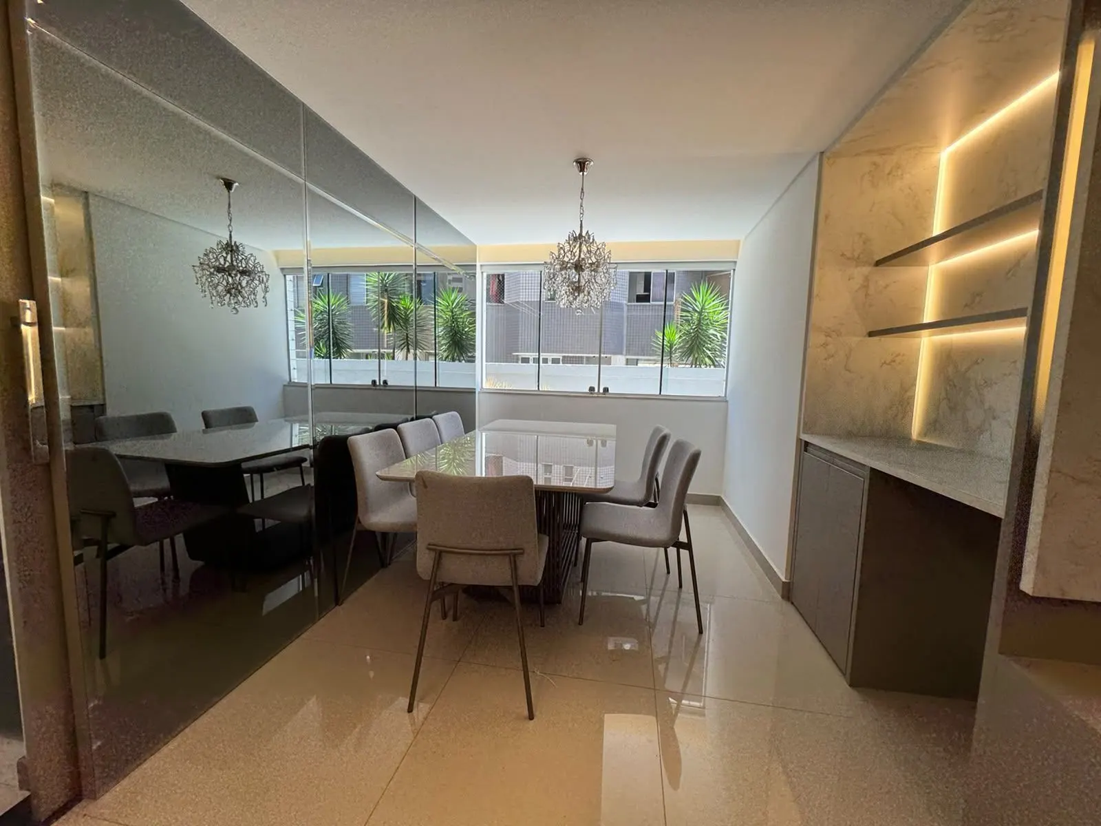 Lindissimo apartamento, bairro de Lourdes shopping Diamond Mall, 110m2, 3qrts, closet, 2 vagas, todo reformado alto padrão, lazer completo, foto 4