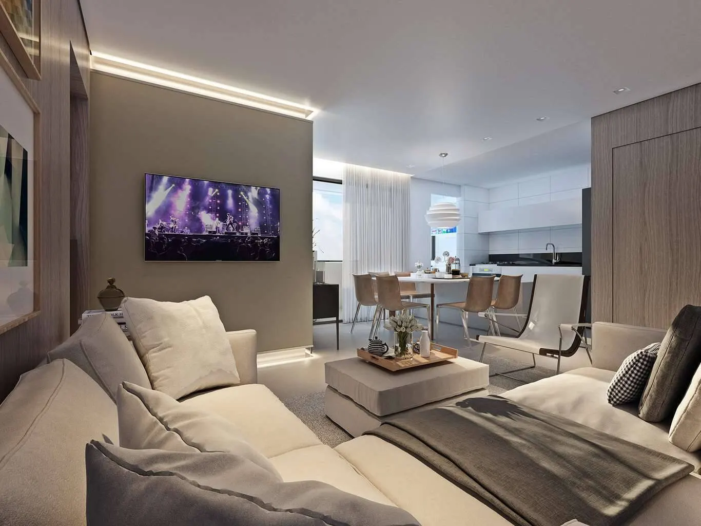 Apartamento 87 M², 2 Quartos, Suítes, Vagas Funcionários.